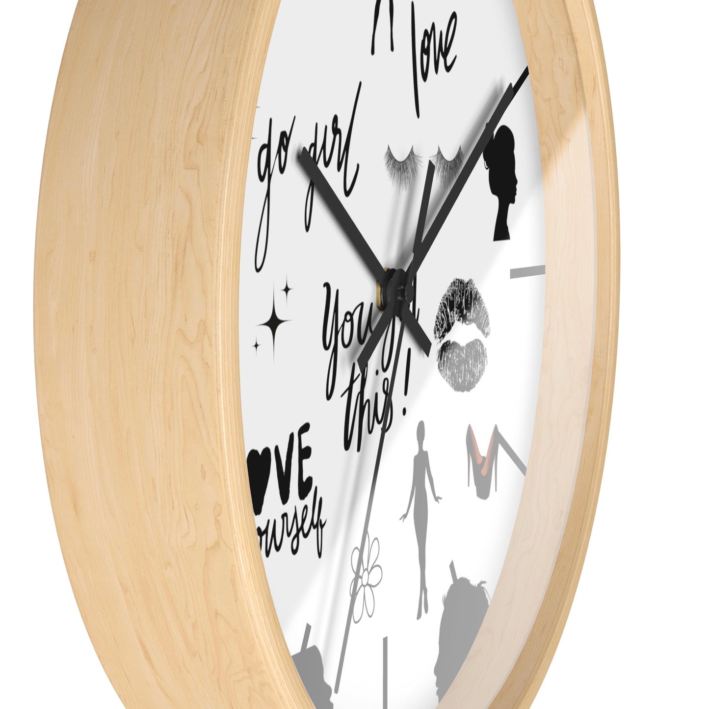Go Girl Wall Clock