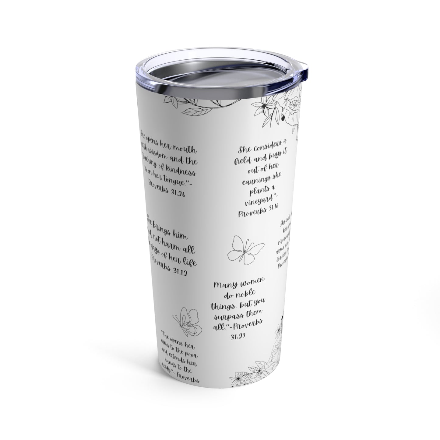 Proverbs 31 Woman Tumbler 20oz