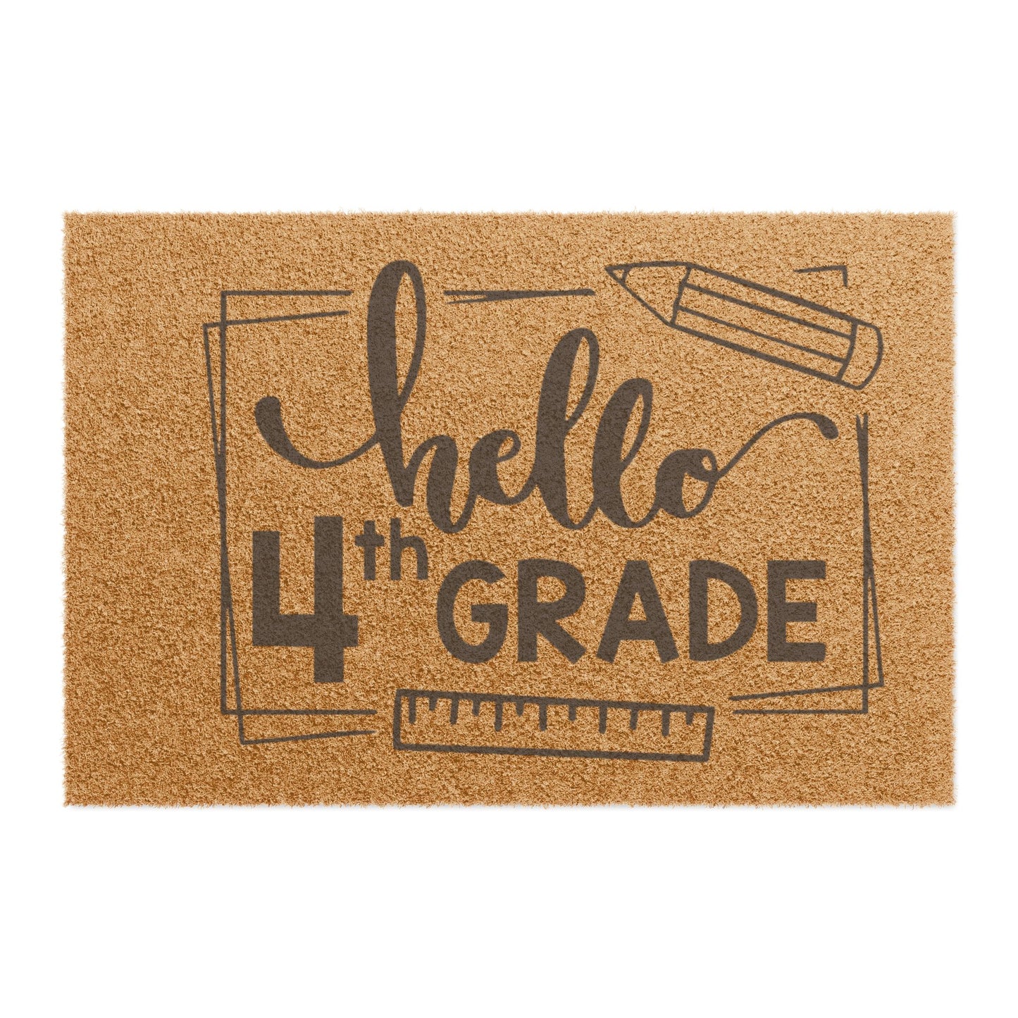 Hello 4th Grade Doormat