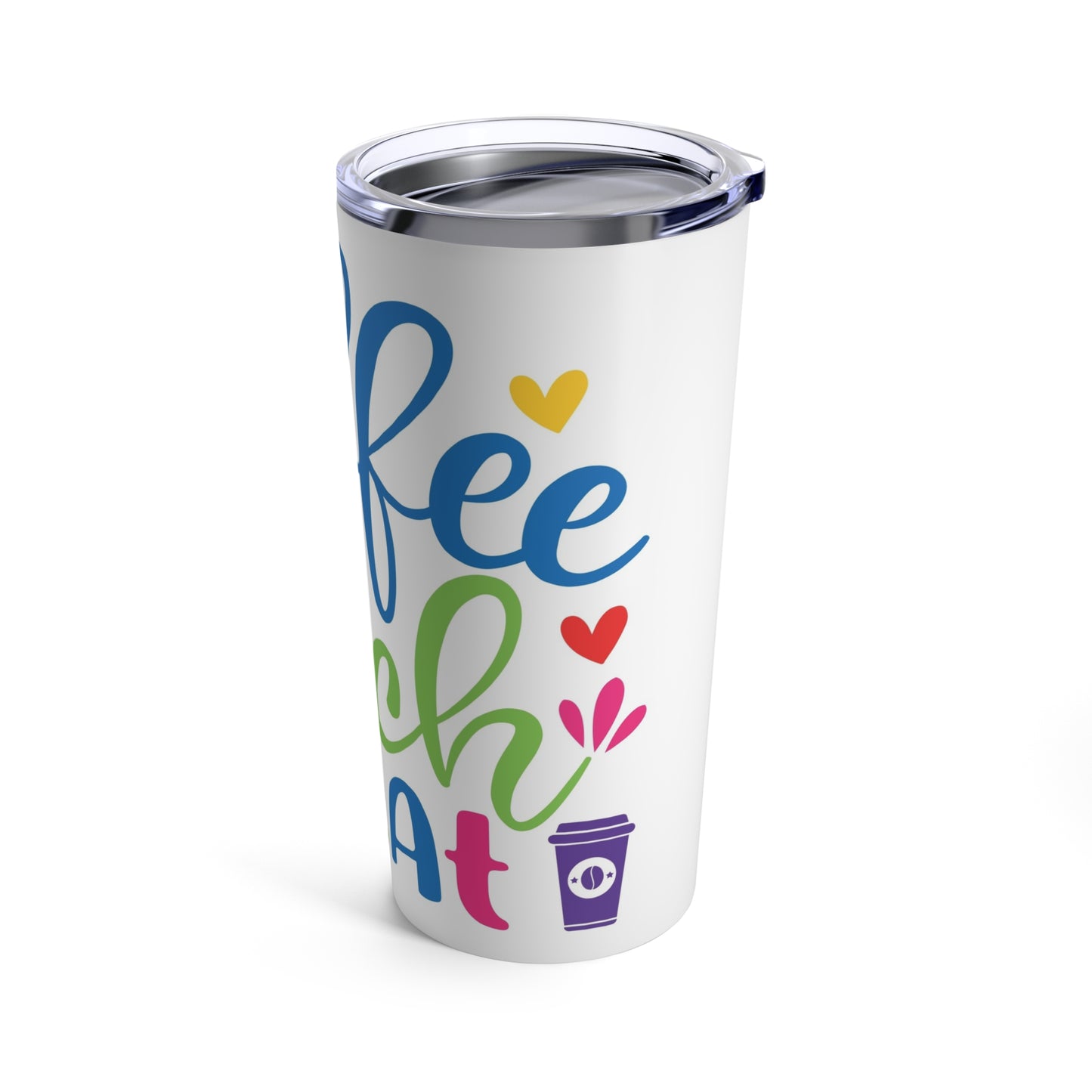Coffee Teach Repeat Tumbler 20oz