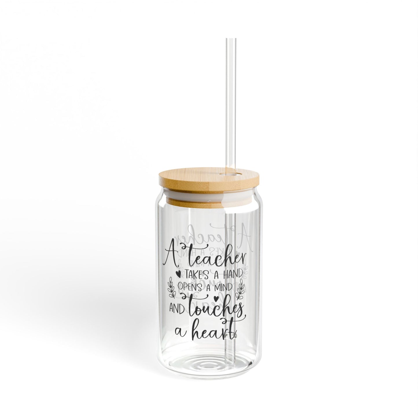 Teacher Sipper Glass, 16oz