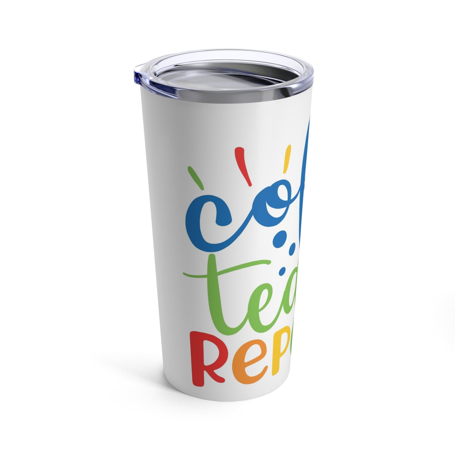 Coffee Teach Repeat Tumbler 20oz