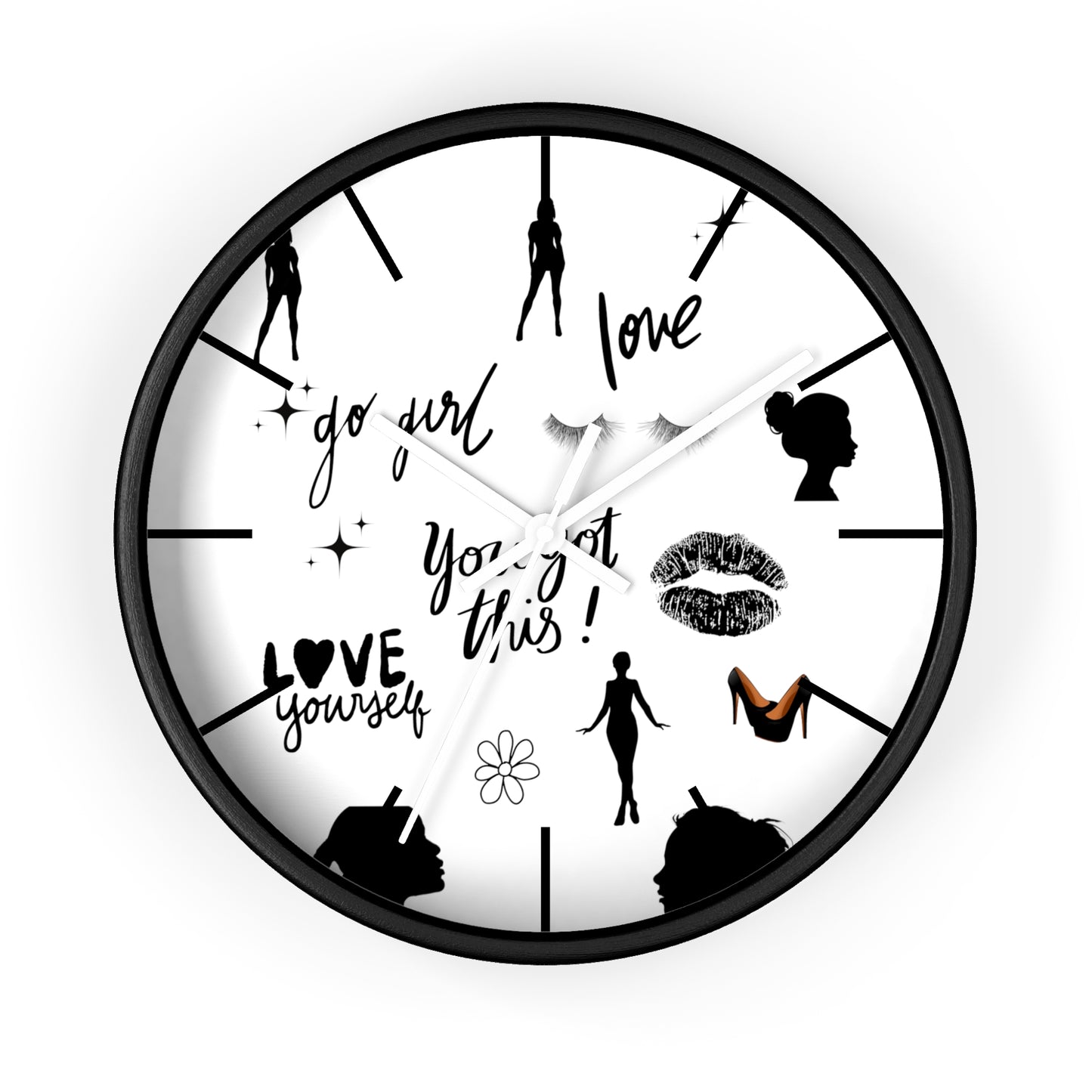 Go Girl Wall Clock