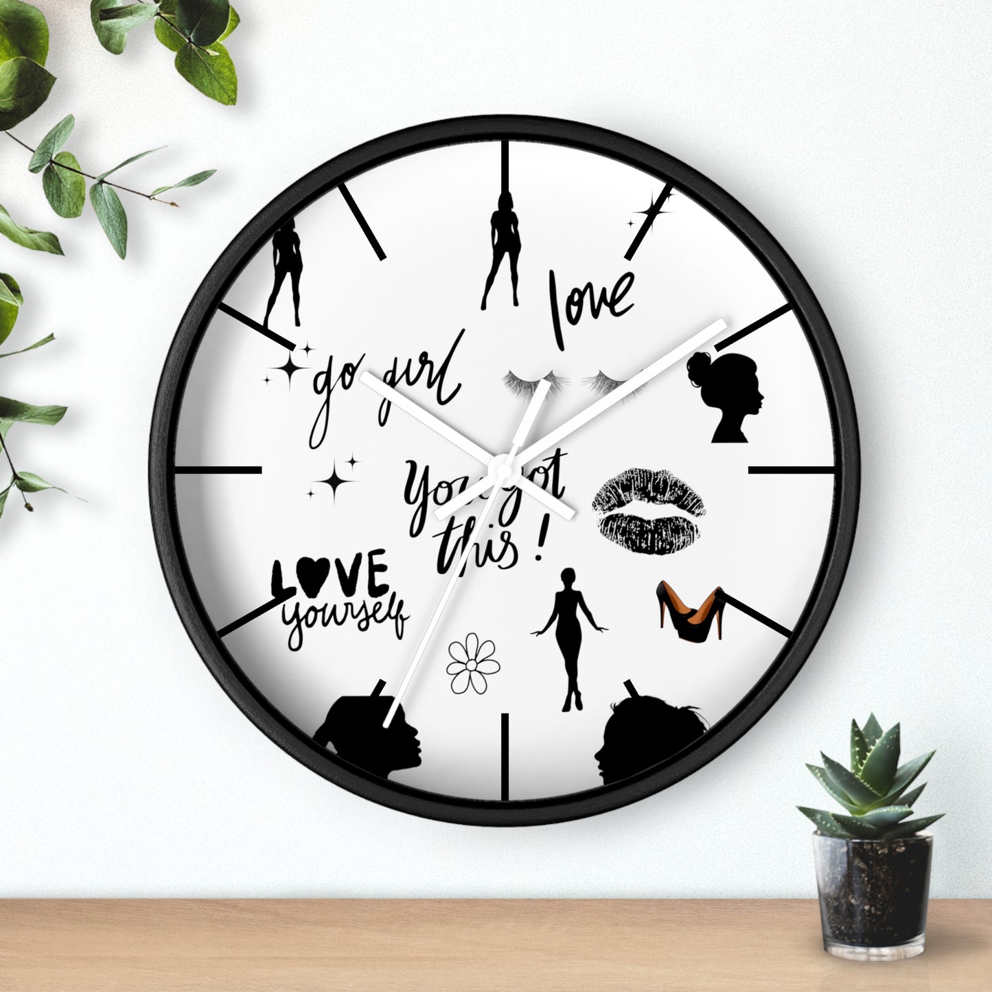 Go Girl Wall Clock