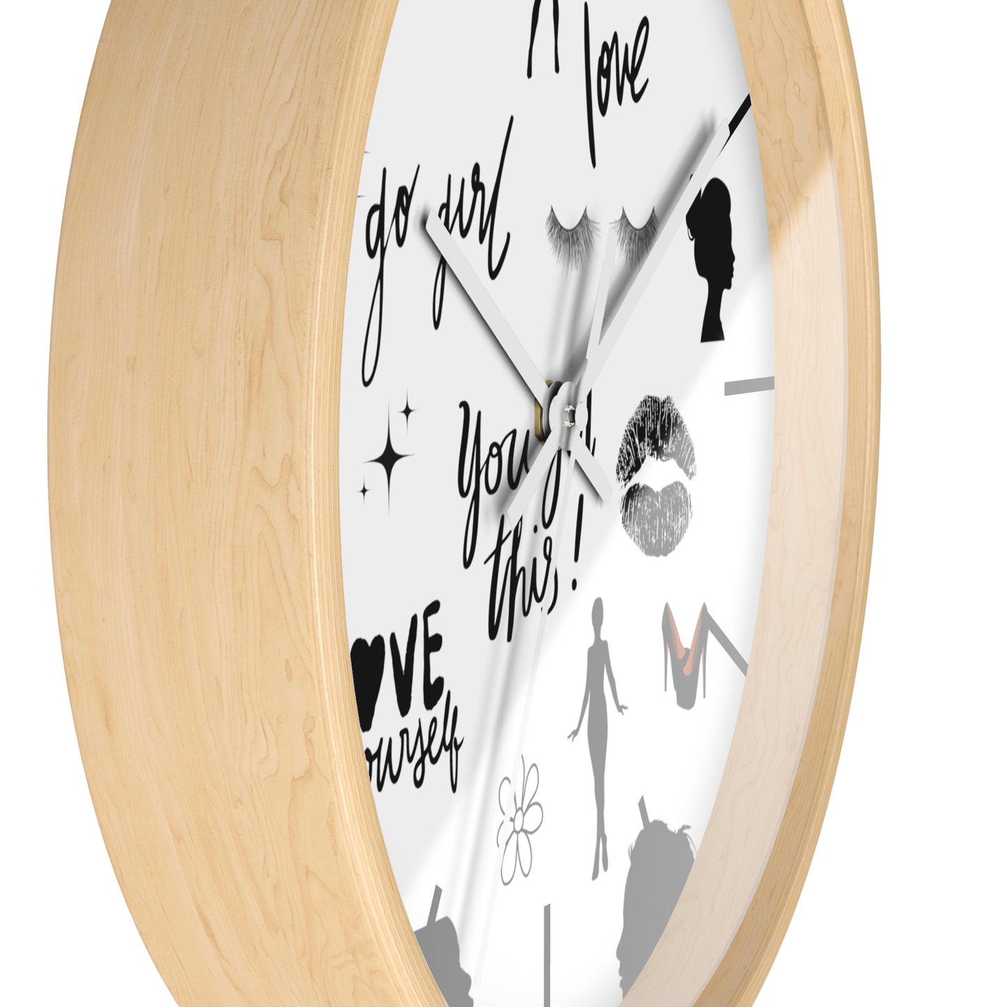 Go Girl Wall Clock