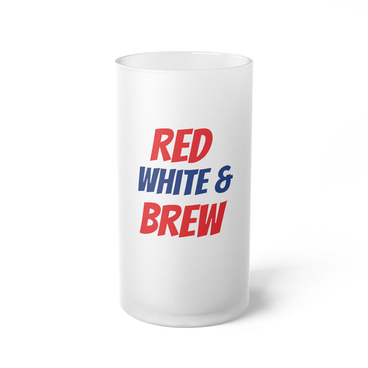 Frosted Glass Beer Mug