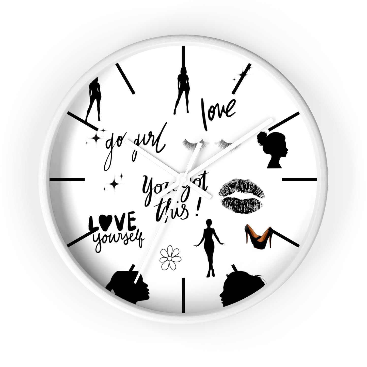 Go Girl Wall Clock