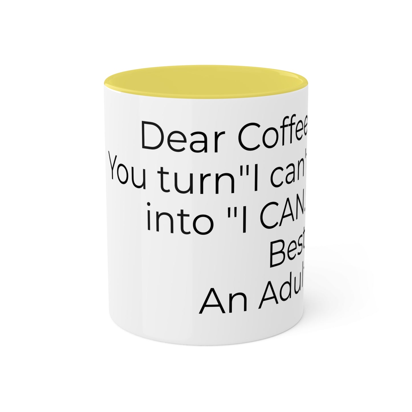 Dear Coffee Colorful Mugs, 11oz