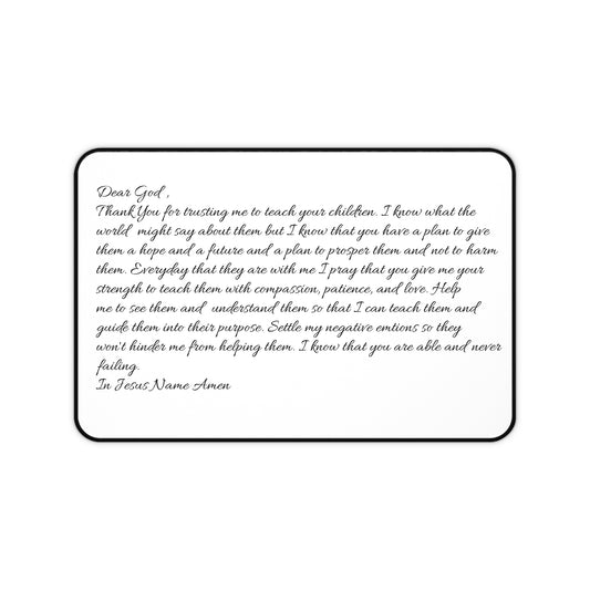 The Teachers Prayer Desk Mat