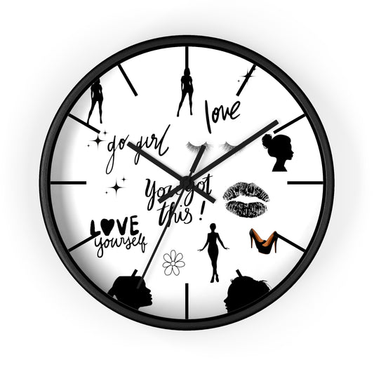 Go Girl Wall Clock